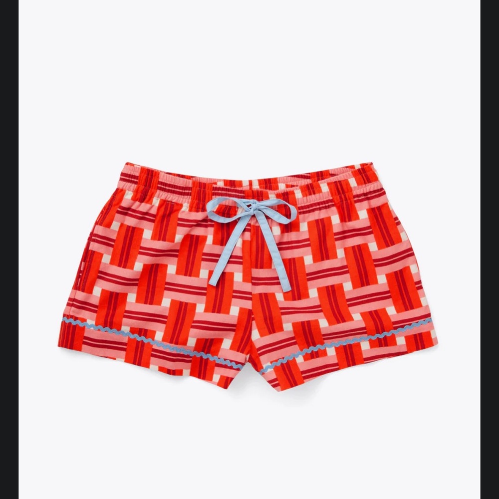 NWT ban.do Basket Plaid Leisure Shorts